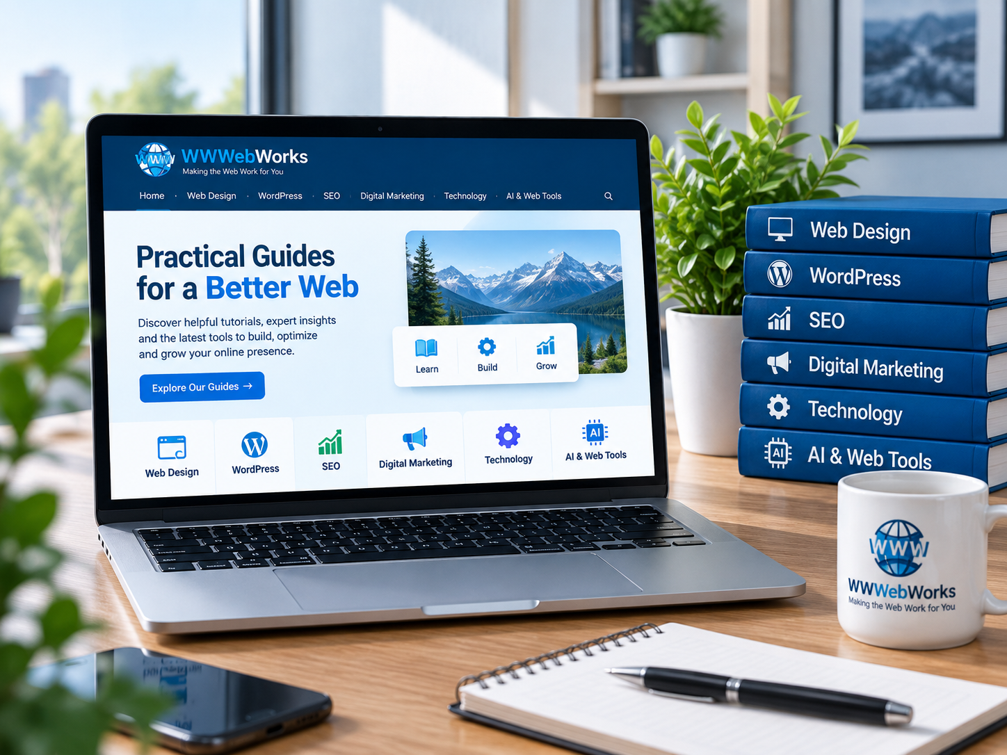 WWWebWorks digital resources illustration